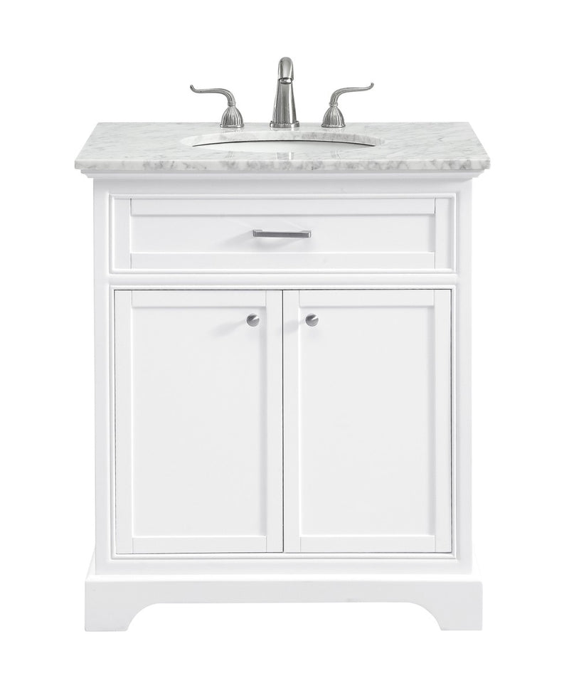 Elegant Lighting - VF15030WH - Single Bathroom Vanity Set - Americana - white