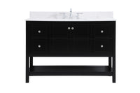 Elegant Lighting - VF16448BK-BS - Bathroom Vanity Set - Theo - Black