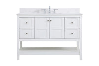 Elegant Lighting - VF16448WH-BS - Bathroom Vanity Set - Theo - White