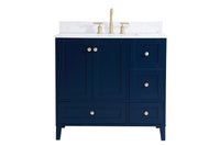 Elegant Lighting - VF18036BL-BS - Bathroom Vanity Set - Sommerville - Blue