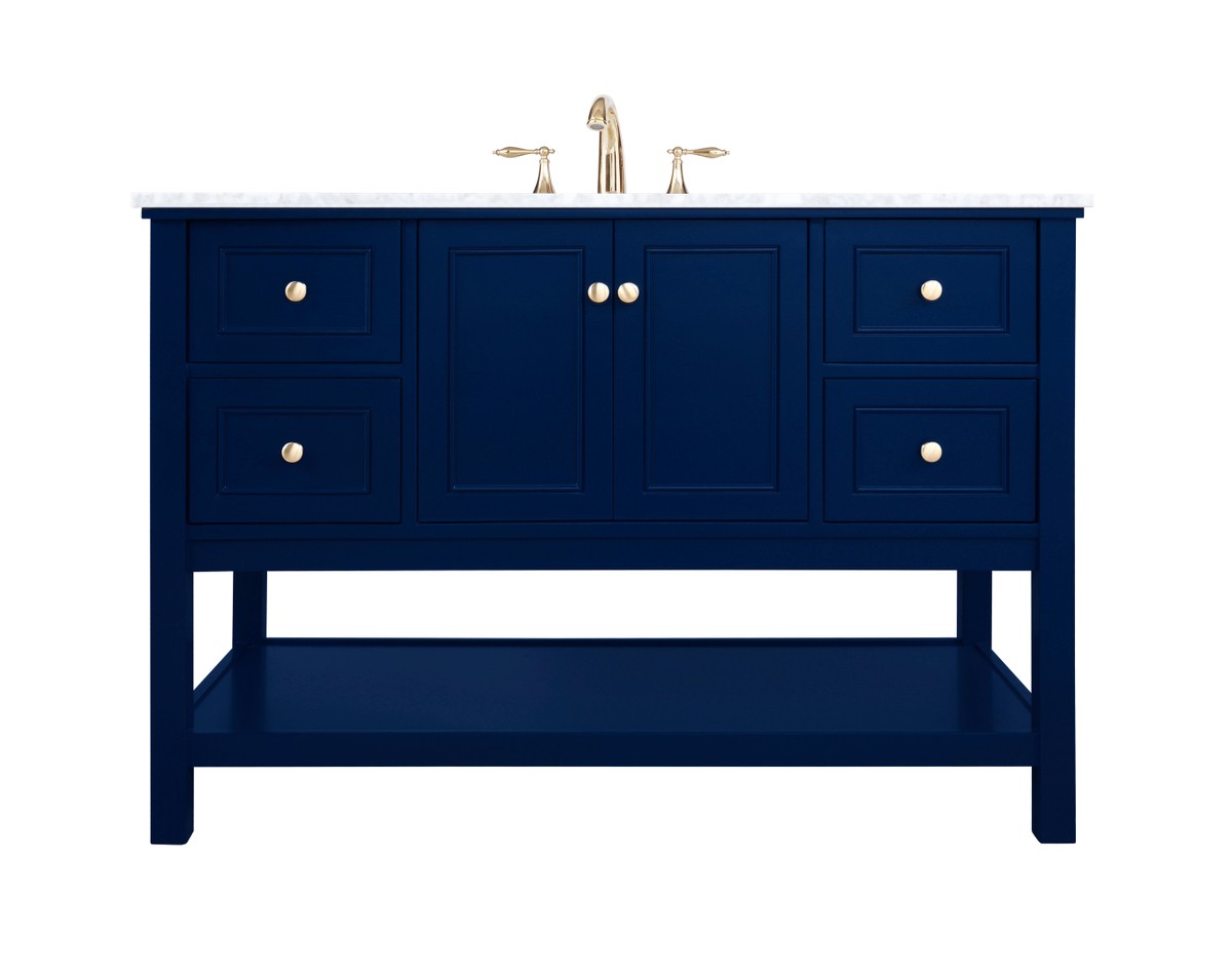 Elegant Lighting - VF27048BL - Bathroom Vanity Set - Metropolis - Blue ...