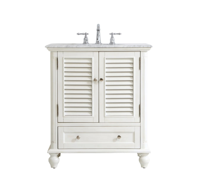 Elegant Lighting - VF30530AW - Single Bathroom Vanity - Rhodes - antique white