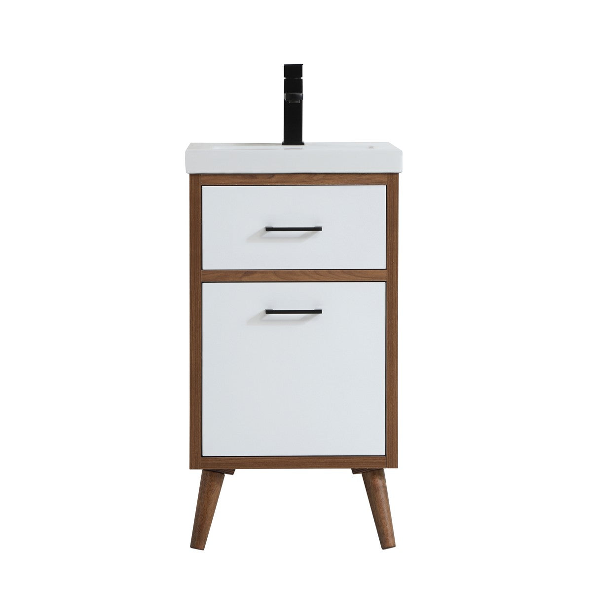 Elegant Lighting VF41018WH Bathroom Vanity Boise Matte White