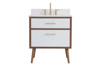 Elegant Lighting - VF41030WH-BS - Bathroom Vanity Set - Boise - White
