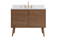 Elegant Lighting - VF41042WB-BS - Bathroom Vanity Set - Boise - Walnut Brown
