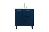 Elegant Lighting - VF47030MBL - Vanity Sink Set - Baldwin - Blue