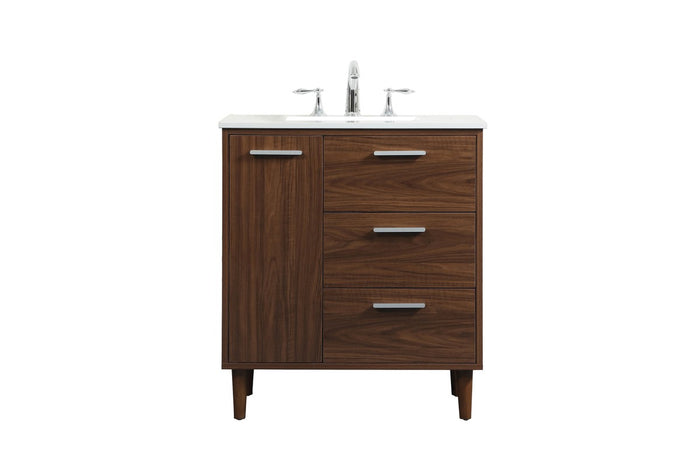 Elegant Lighting - VF47030MWT - Vanity Sink Set - Baldwin - Walnut
