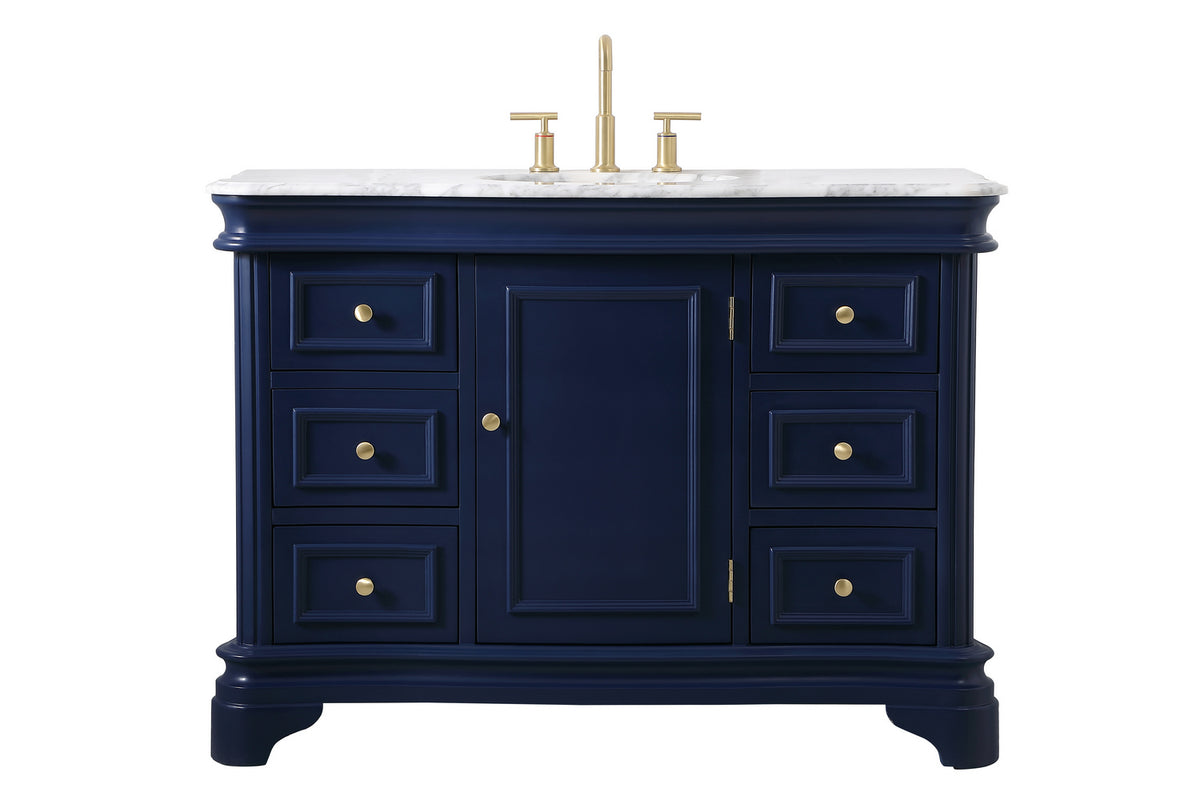 Elegant Lighting - VF52048BL - Bathroom Vanity Set - Kameron - Blue