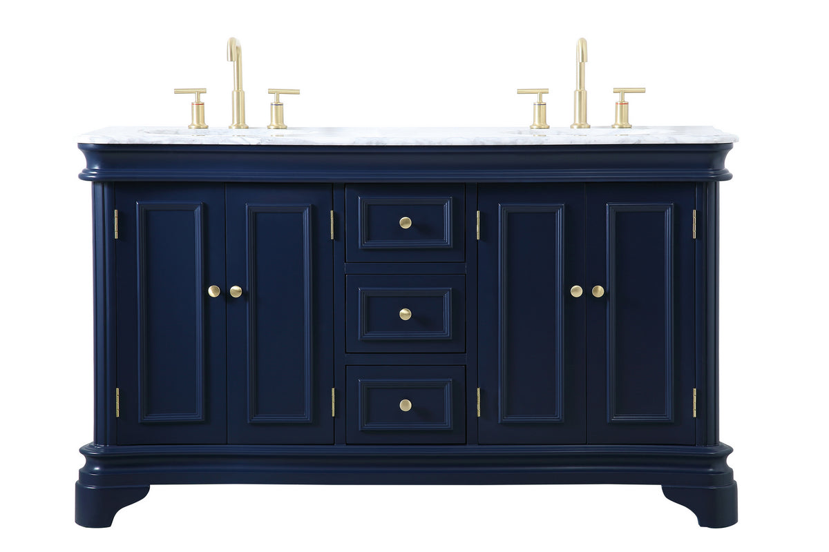 Elegant Lighting - VF52060DBL - Bathroom Vanity Set - Kameron - Blue
