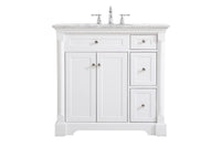 Elegant Lighting - VF53036WH - Bathroom Vanity Set - Clarence - White