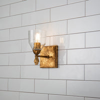 Lucas + McKearn - BB1000G-1-F1G - One Light Wall Sconce - Felice - Gold