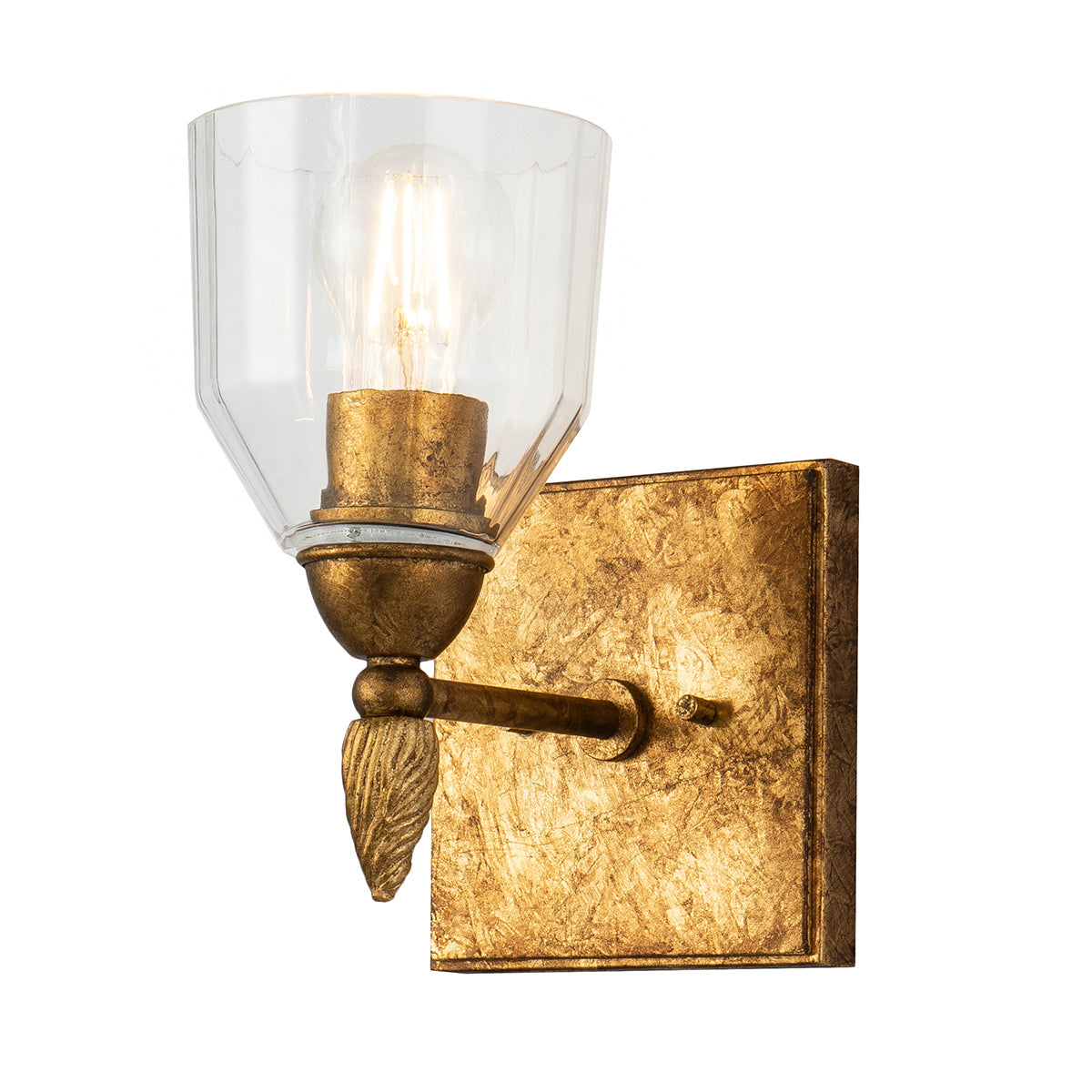 Lucas + McKearn - BB1000G-1-F2G - One Light Wall Sconce - Felice - Gold