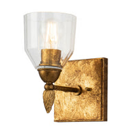 Lucas + McKearn - BB1000G-1-F2G - One Light Wall Sconce - Felice - Gold