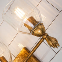 Lucas + McKearn - BB1000G-3-F1G - Three Light Vanity - Felice - Gold