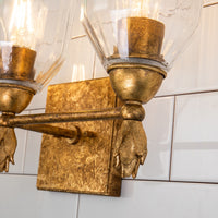 Lucas + McKearn - BB1000G-3-F1G - Three Light Vanity - Felice - Gold