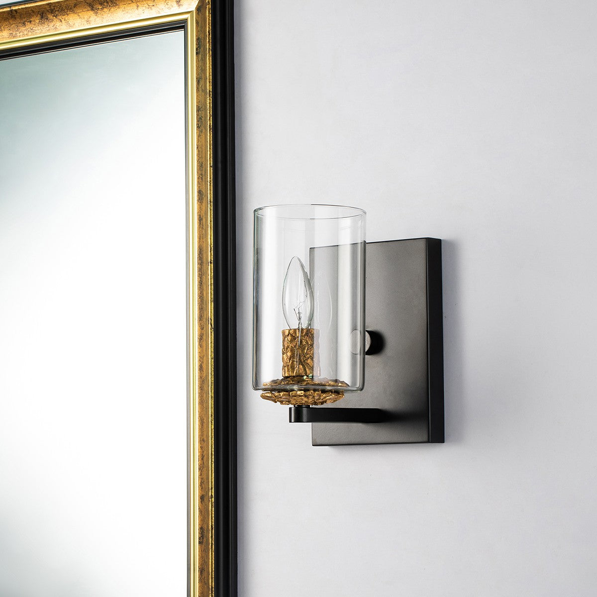 Lucas + McKearn - BB1003MB-1 - One Light Wall Sconce - Bolivar - Matte Black