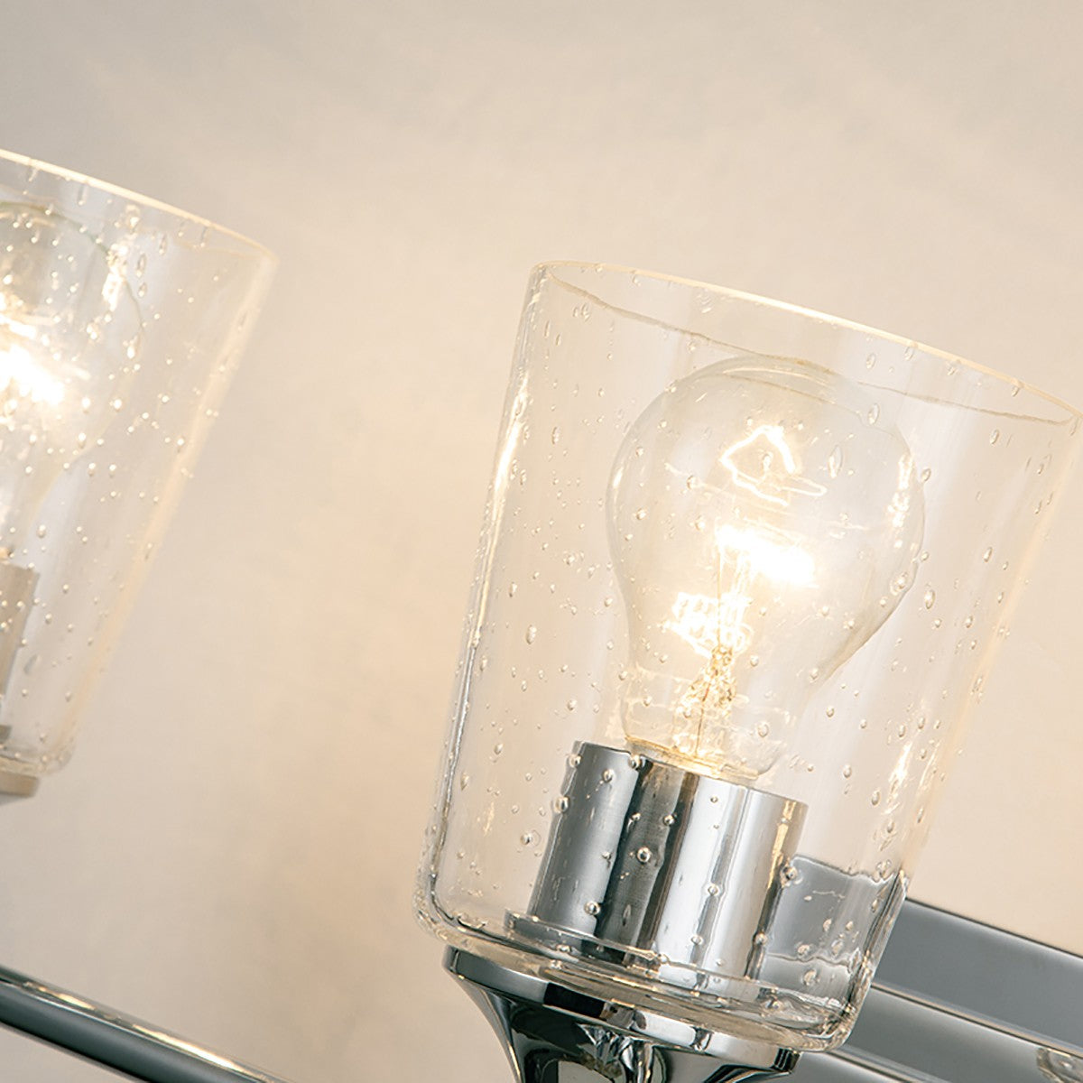 Lucas + McKearn - BB1022PC-2-F2S - Two Light Vanity - Vetiver - Polished Chrome
