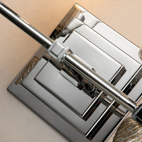 Lucas + McKearn - BB1022PC-2-F2S - Two Light Vanity - Vetiver - Polished Chrome