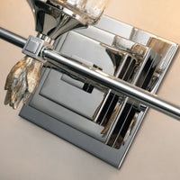Lucas + McKearn - BB1022PC-3-F1S - Three Light Vanity - Vetiver - Polished Chrome