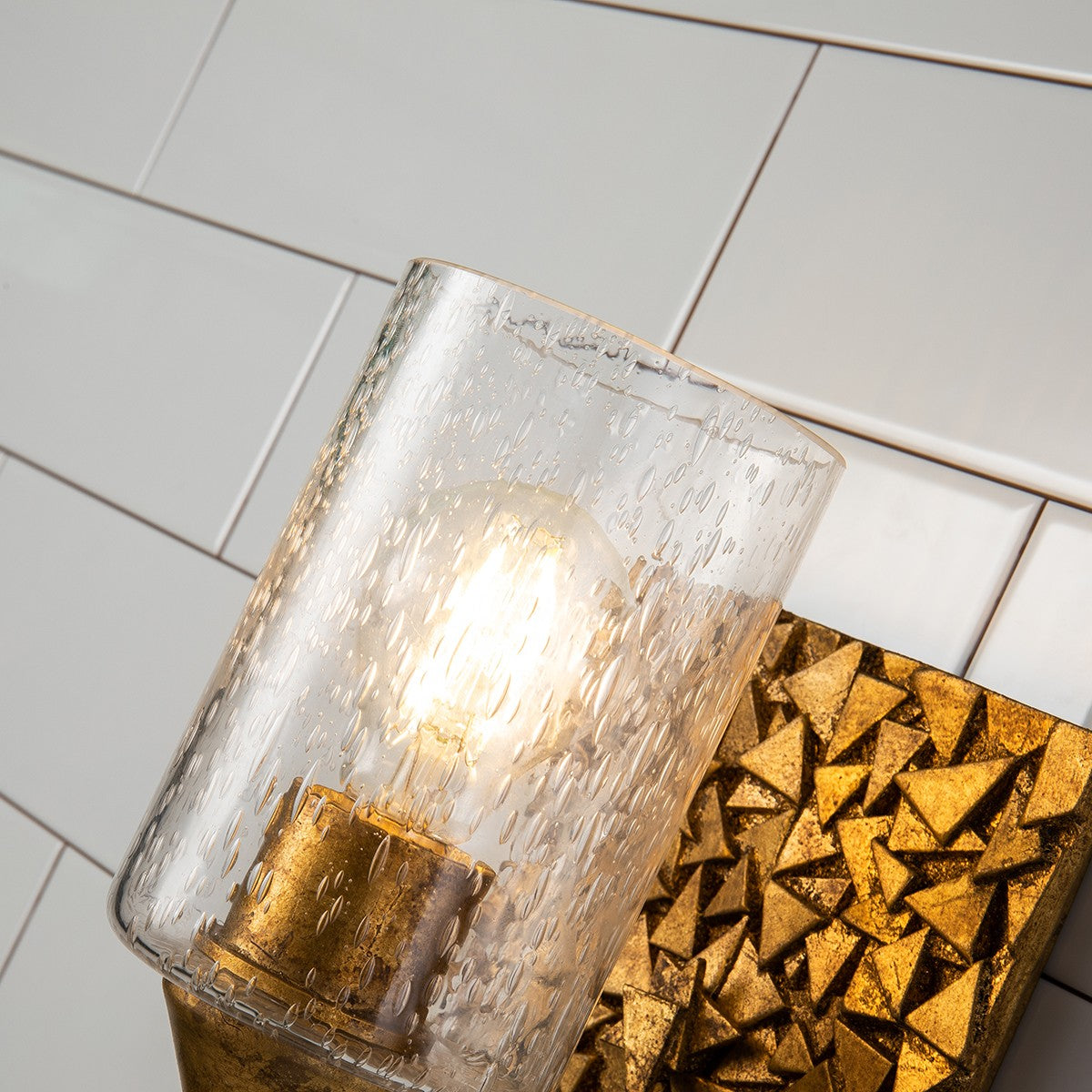 Lucas + McKearn - BB1158G-1 - One Light Wall Sconce - Mosaic - Gold