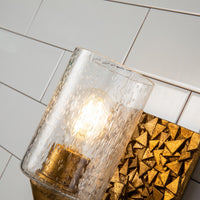 Lucas + McKearn - BB1158G-1 - One Light Wall Sconce - Mosaic - Gold