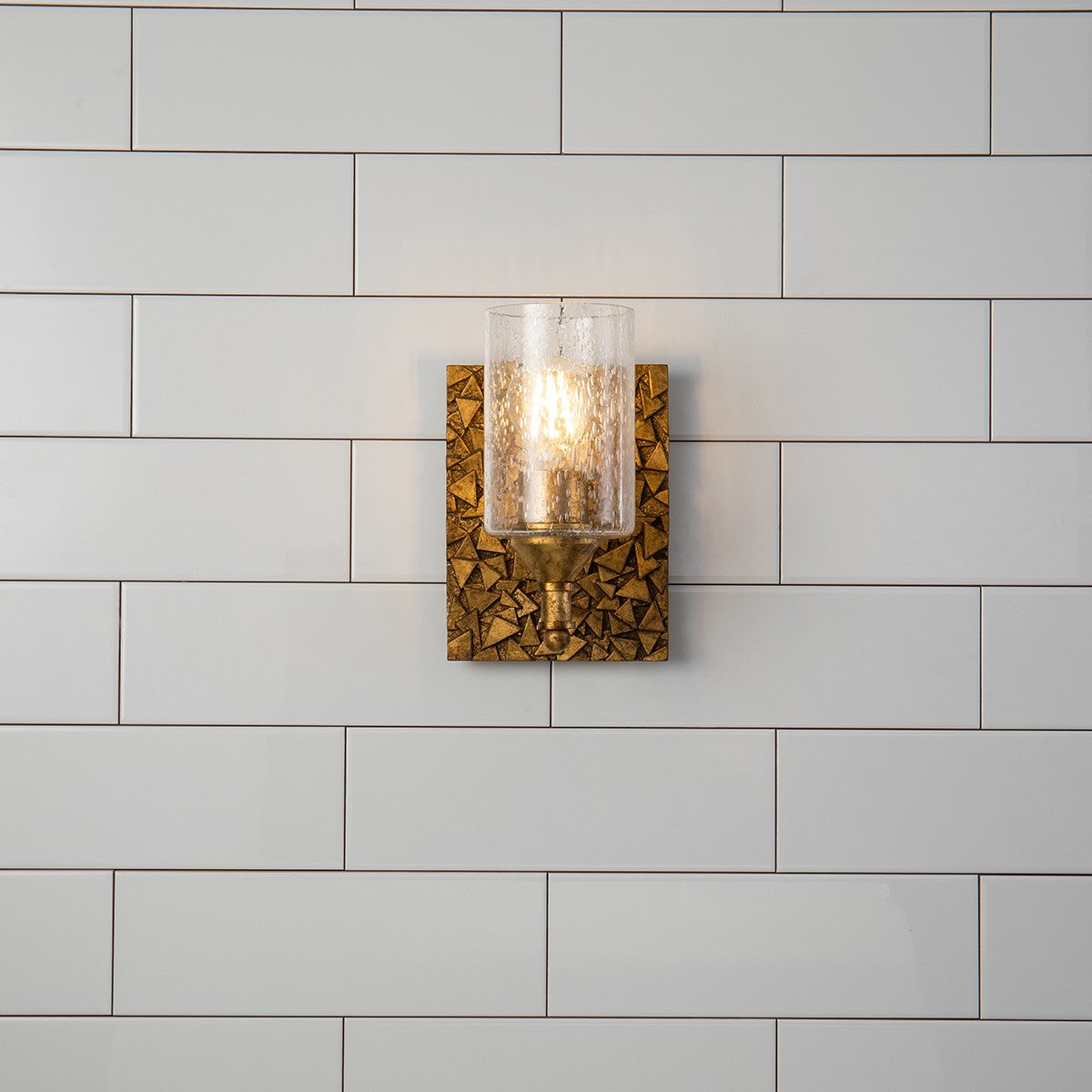 Lucas + McKearn - BB1158G-1 - One Light Wall Sconce - Mosaic - Gold