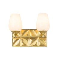 Lucas + McKearn - BB1300AGB-2 - Two Light Vanity - Epsilon - Aged Brass