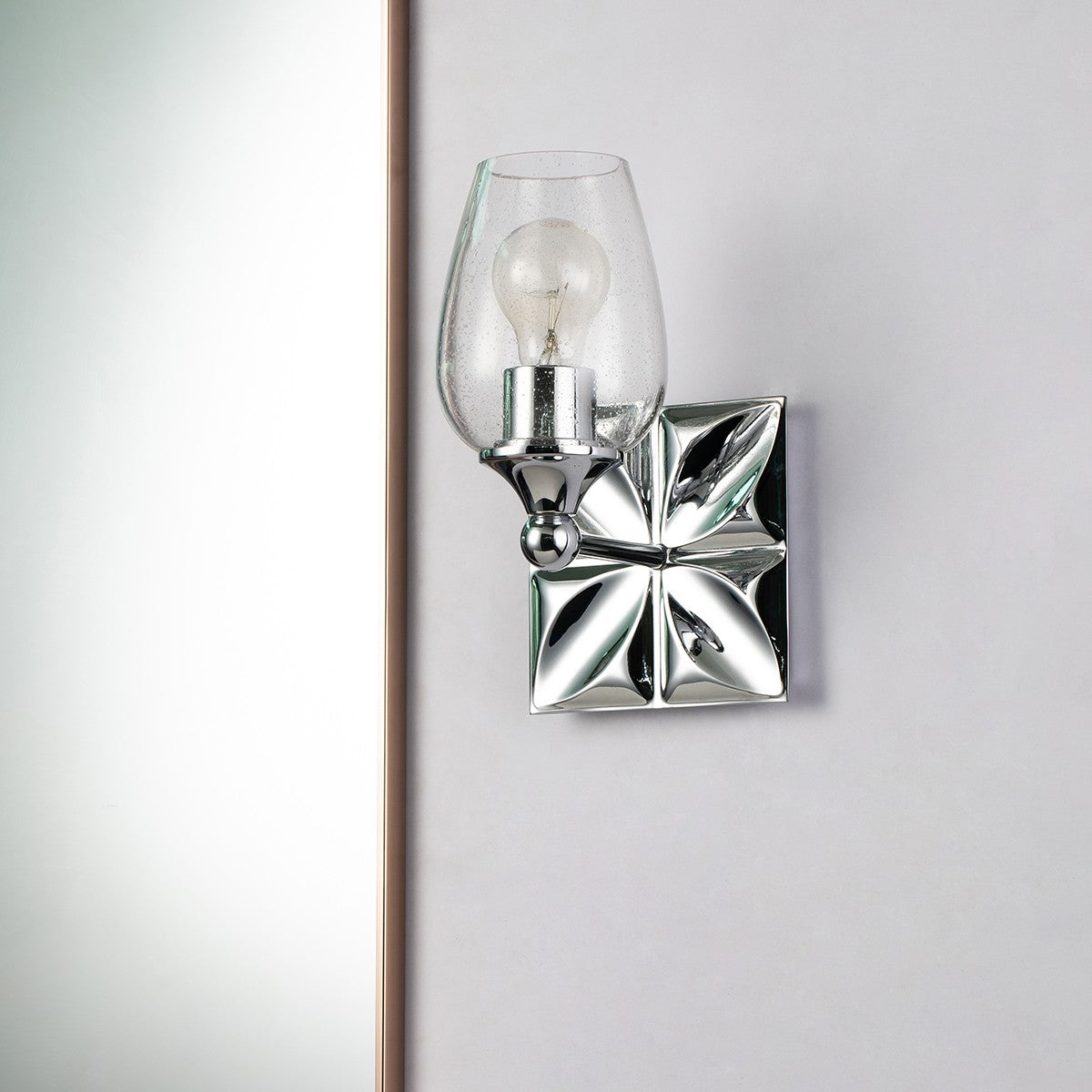 Lucas + McKearn - BB1300PC-1 - One Light Wall Sconce - Epsilon - Polished Chrome