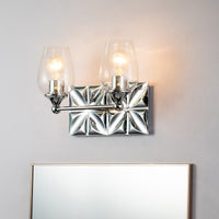 Lucas + McKearn - BB1300PC-2 - Two Light Vanity - Epsilon - Polished Chrome