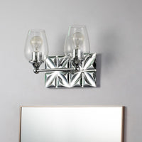 Lucas + McKearn - BB1300PC-2 - Two Light Vanity - Epsilon - Polished Chrome