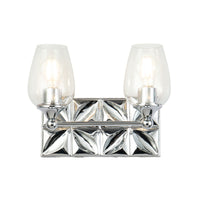 Lucas + McKearn - BB1300PC-2 - Two Light Vanity - Epsilon - Polished Chrome