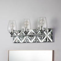 Lucas + McKearn - BB1300PC-3 - Three Light Vanity - Epsilon - Polished Chrome