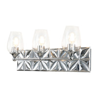 Lucas + McKearn - BB1300PC-3 - Three Light Vanity - Epsilon - Polished Chrome