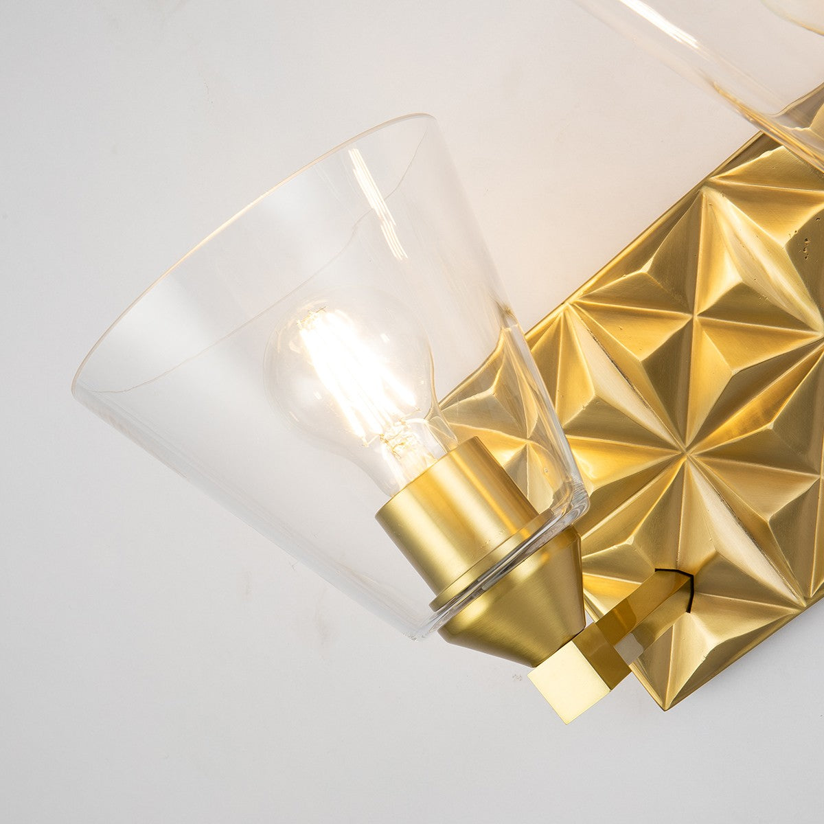 Lucas + McKearn - BB1302AGB-2 - Two Light Vanity - Alpha - Aged Brass