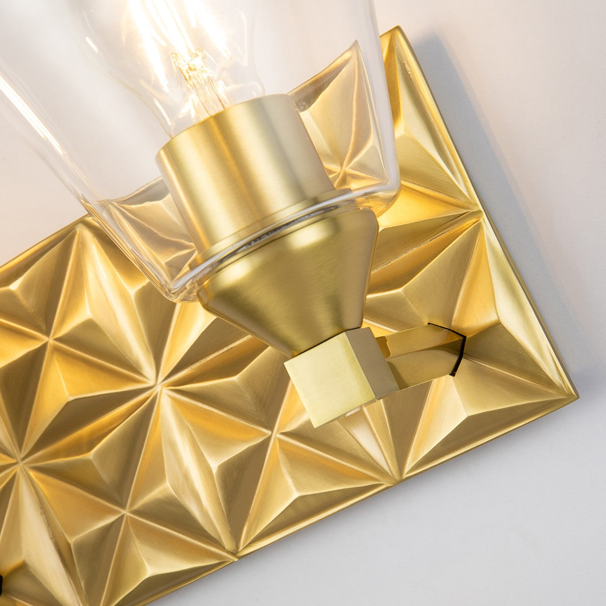 Lucas + McKearn - BB1302AGB-2 - Two Light Vanity - Alpha - Aged Brass