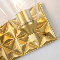 Lucas + McKearn - BB1302AGB-2 - Two Light Vanity - Alpha - Aged Brass