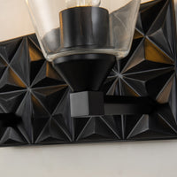 Lucas + McKearn - BB1302MB-2 - Two Light Vanity - Alpha - Matte Black