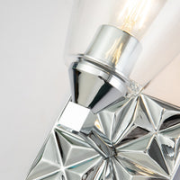Lucas + McKearn - BB1302PC-1 - One Light Wall Sconce - Alpha - Polished Chrome