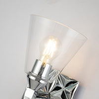 Lucas + McKearn - BB1302PC-1 - One Light Wall Sconce - Alpha - Polished Chrome