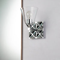 Lucas + McKearn - BB1302PC-1 - One Light Wall Sconce - Alpha - Polished Chrome