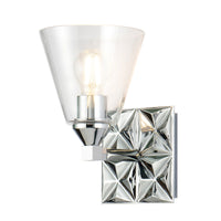 Lucas + McKearn - BB1302PC-1 - One Light Wall Sconce - Alpha - Polished Chrome