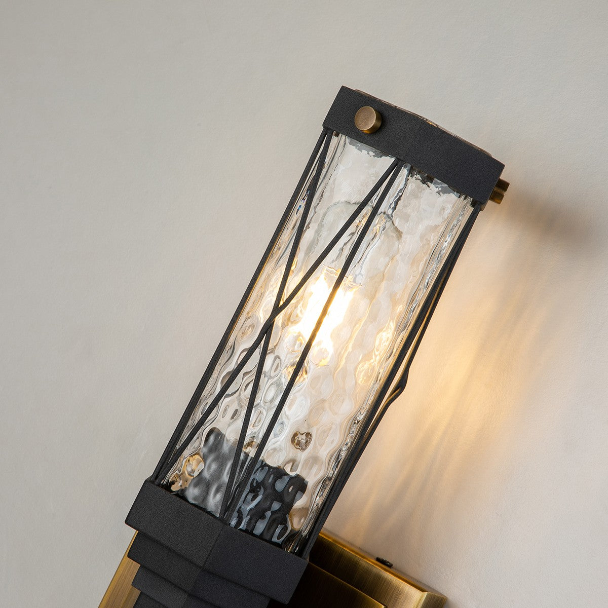 Lucas + McKearn - BB81000ATB-1 - One Light Wall Sconce - Abbey - Weather Zinc+ Atb