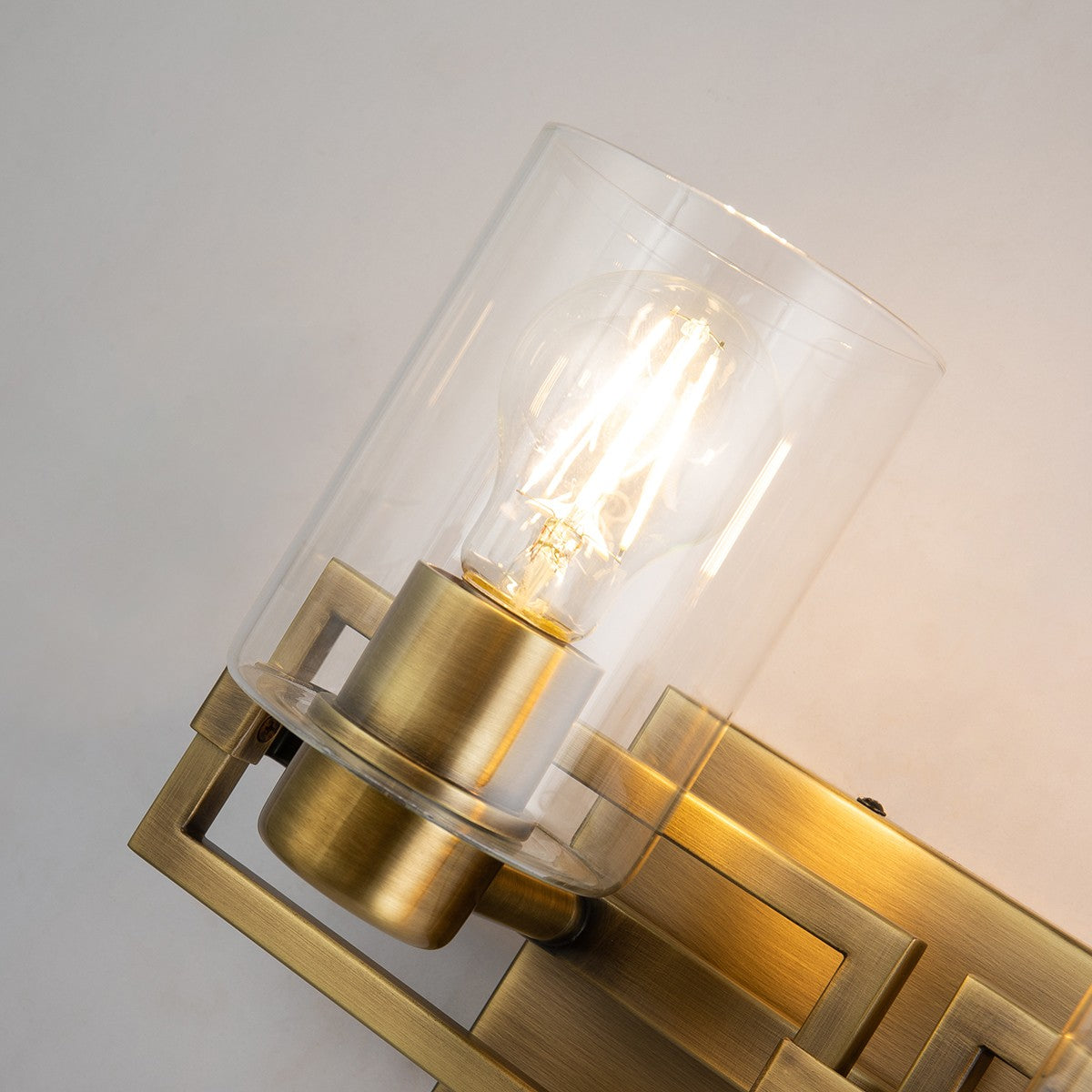 Lucas + McKearn - BB90117ATB-2 - Two Light Vanity - Estes - Antique Brass