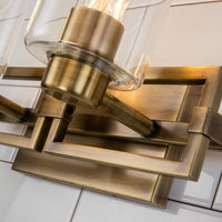 Lucas + McKearn - BB90117ATB-2 - Two Light Vanity - Estes - Antique Brass