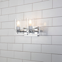 Lucas + McKearn - BB90117PC-2 - Two Light Vanity - Estes - Polished Chrome