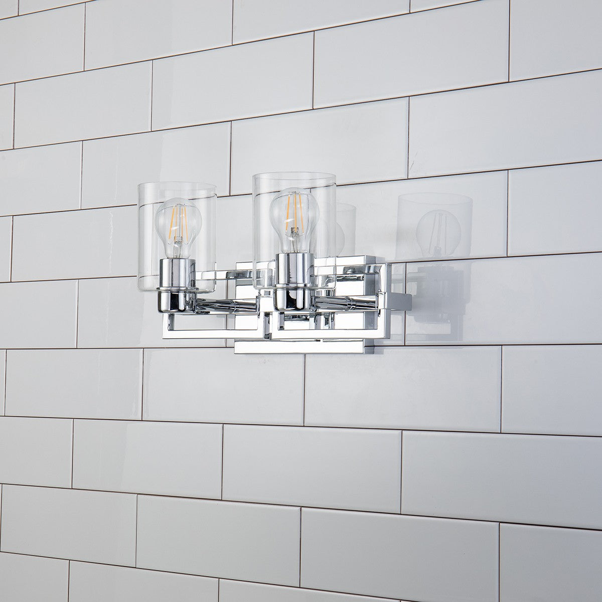 Lucas + McKearn - BB90117PC-2 - Two Light Vanity - Estes - Polished Chrome
