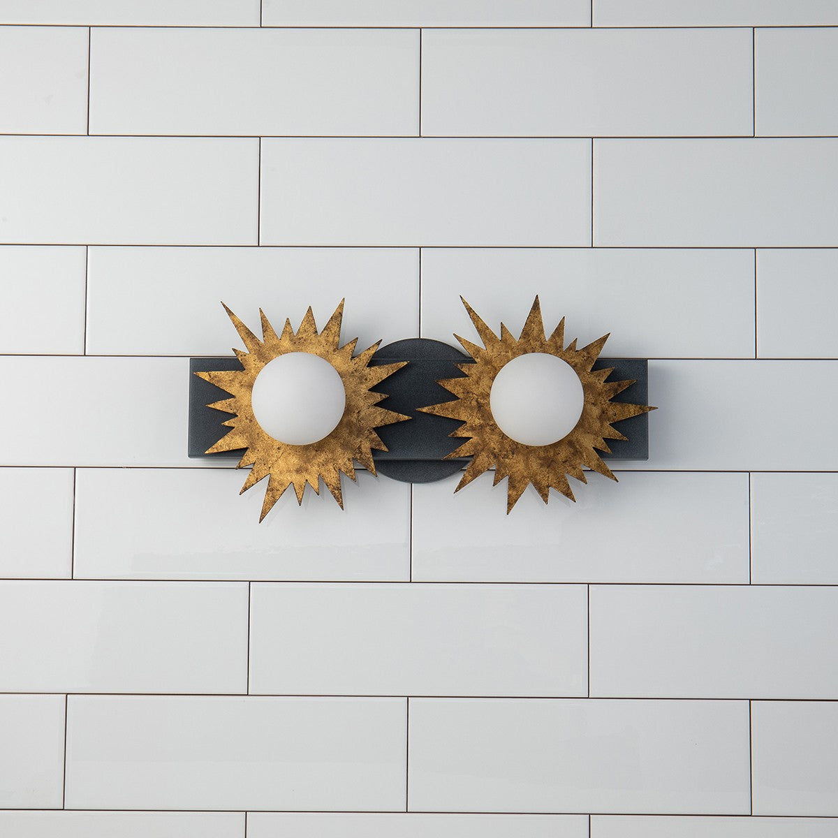 Lucas + McKearn - BB90417-2 - Two Light Vanity - Soleil - Wzc+Gold