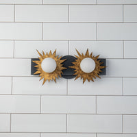 Lucas + McKearn - BB90417-2 - Two Light Vanity - Soleil - Wzc+Gold