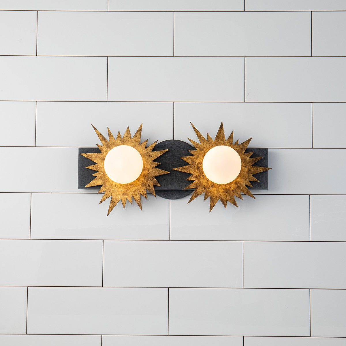 Lucas + McKearn - BB90417-2 - Two Light Vanity - Soleil - Wzc+Gold