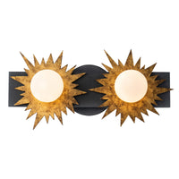 Lucas + McKearn - BB90417-2 - Two Light Vanity - Soleil - Wzc+Gold